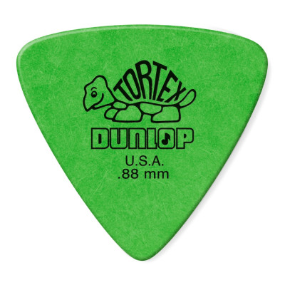 431R.88 Tortex Triangle Медиаторы 72шт, толщина 0,88мм, треугольные, Dunlop