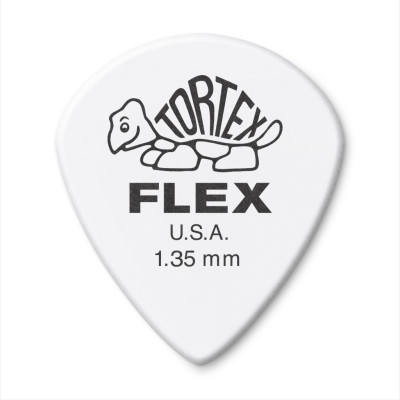468P1.35 Tortex Flex Jazz III Медиаторы, 12шт, толщина 1.35мм, Dunlop