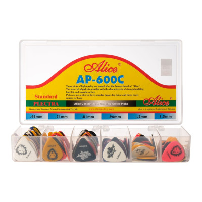 AP-600C Коробка медиаторов, 600шт, Alice