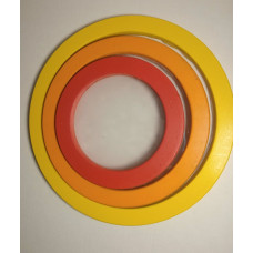 SDC-SET3 Slim Drum Рамочные барабаны 8", 10", 12", с палочкой, разные цвета, Sinkopa