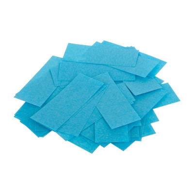 OPCLB Бумажное конфетти 20х50мм, светло-синий, упаковка 1 кг, Foix