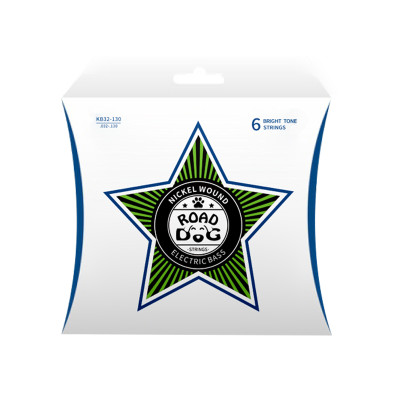 KB32-130 Комплект струн для 6-струнной бас-гитары, никелированные, 32-130, Road Dog