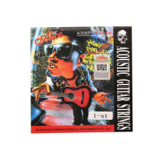 A306P-SL-1 Отдельная 1-ая струна для акустической гитары, цветной наконечник, 011, Alice