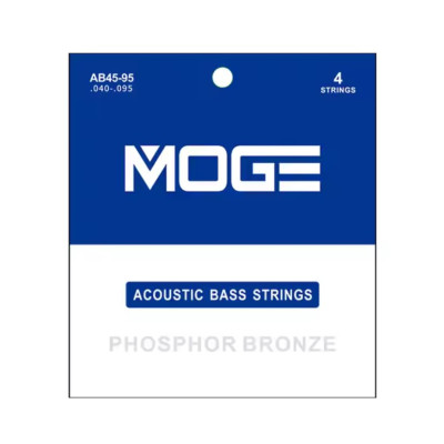 AB45-95 Комплект струн для акустической бас-гитары, медь, 45-95, Moge