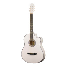 62CW Гитара акустическая, с вырезом, белая, Ижевский завод Т.И.М