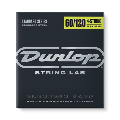 DBS60120 Комплект струн для бас-гитары, нерж.сталь, Extra Heavy Drop, 60-120, Dunlop