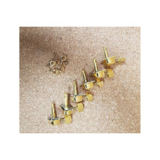 Колковая механика (6 в лин.), для акустической и электро-гитары, gold, RG M6010(6)-GD