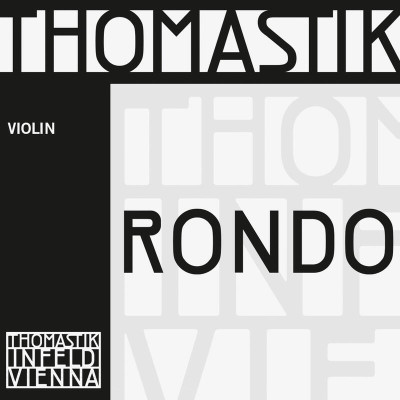 RO100 Rondo Комплект струн для скрипки размером 4/4, среднее натяжение, Thomastik