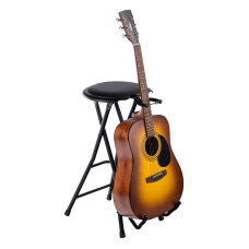 XDT101B Стул гитариста, со стойкой для гитары, Superfix
