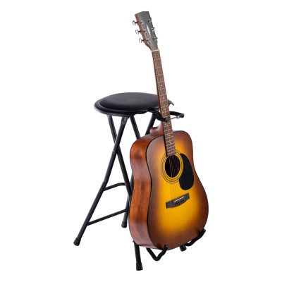 XDT101B Стул гитариста, со стойкой для гитары, Superfix