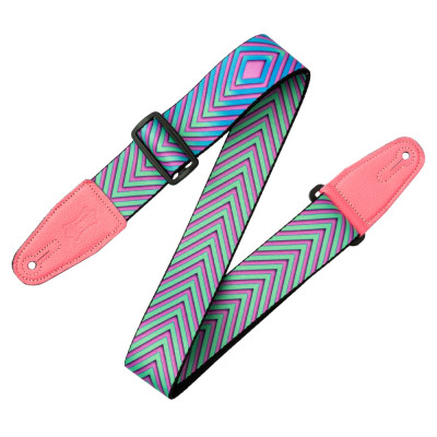 MP2OI-004 Optical Illusion Series Ремень для гитары, полиэстер, искажение, Levy's