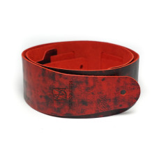 MB6061-122 Ремень для гитары, кожаный, красный лофт, Mamba straps MB6061-122 Ремень для гитары, кожаный, красный лофт, Mamba straps