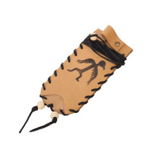 ML-105 Чехол для варгана, кожа, Хакасские варганчики