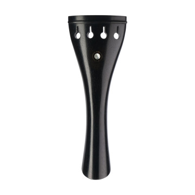 VT04E-4/4 Струнодержатель для скрипки, круглый, парижский глазок. Материал - черное дерево. WBO