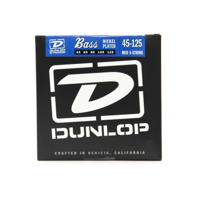 Dunlop DBN Nickel Plated Steel Bass Medium 5 45-125