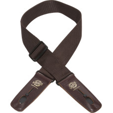 LIS-006-P2-BRN/BRN Poly Pro Series Ремень для гитары с блокировкой, Lock-It Straps, D'Andrea