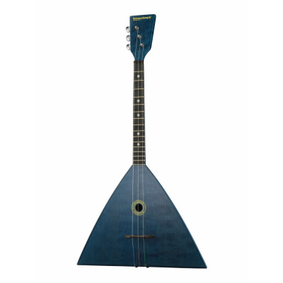 3S-BL Синий Ландыш Балалайка компактная трёхструнная, синяя, БалалайкерЪ