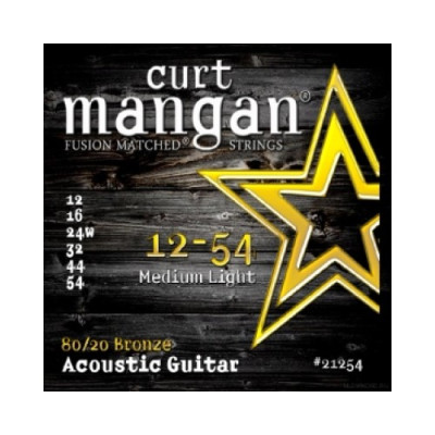 Curt Mangan 80/20 Bronze Medium Light Set 12-54