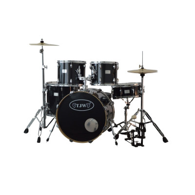 JW225-TF-BK Барабанная установка (2 коробки), черная, TJW