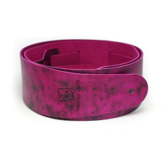 MB6061-130 Ремень для гитары, кожаный, розовый лофт, Mamba straps