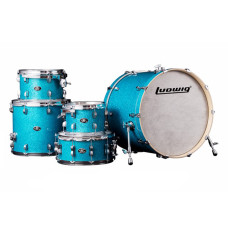 LCEM52206 Evolution Maple PRO Барабанная установка, голубая,  (4 коробки) Ludwig