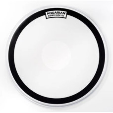 SKIII22 Super Kick III Coated Power Dot Пластик для бас-барабана 22", белый, Aquarian