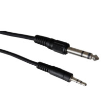 ASS-205 Кабель инструментальный 3.5мм-6.3мм, стерео, 1.5м, Leem