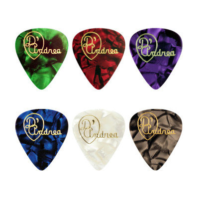 TDC351-096HV Designer Celluloid Медиаторы, 12шт, целлулоид, 0,96мм, D'Andrea