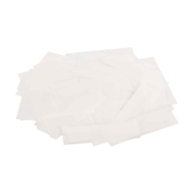 FMCWH Конфетти металлизированное 17х55мм, белый, упаковка 1 кг, LFocus