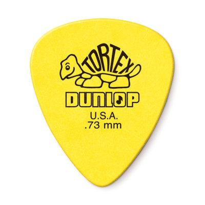418P.73 Tortex Standard Медиаторы 12шт, толщина 0,73мм, Dunlop