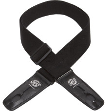 LIS-013-C2-BLK Ремень для гитары с блокировкой, хлопок, чёрный, Lock-It Straps, D'Andrea