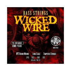 Kerly KXWB-45100 Wicked Wire Nickel Tempered струны для бас-гитары Kerly KXWB-45100 Wicked Wire Nickel Tempered струны для бас-гитары