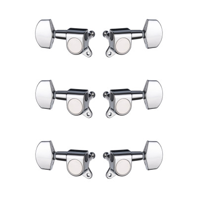 J-01-CR-3+3-Metallor Колки для гитары 3+3, хром, Metallor