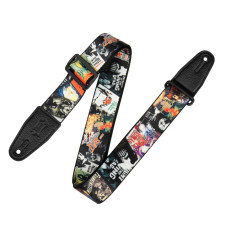 MP2H-001 Halloween Straps Ремень для гитары, полиэстер, фильмы ужасов, Levy's