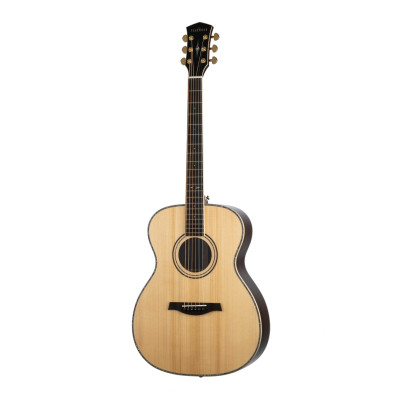 P820ADK-WCASE-NAT Акустическая гитара, цвет натуральный, с футляром, Parkwood