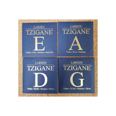 Струны для скрипки Larsen Tzigane Medium Ball End 631.392