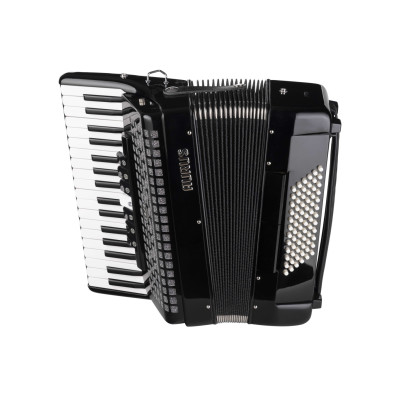 JH2017-BLACK Аккордеон 37/96/7/2, черный, с футляром, Aurus