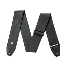 BMF15BK BMF Tri-Glide Ремень для гитары, кожаный, черный, Dunlop