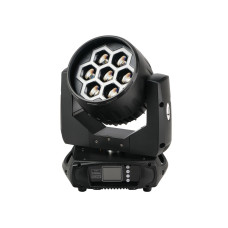 BR-740PE Вращающаяся голова Wash, RGBW, LED 7x40Вт, LFocus 