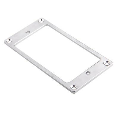 MX0643-2 Рамка звукоснимателя, прямая, хром, 2шт, Musiclily