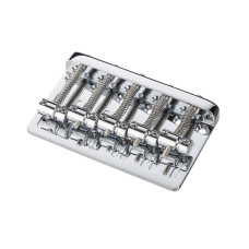 BB010-CR Бридж (струнодержатель) для 5-струнной бас-гитары, хром, Paxphil