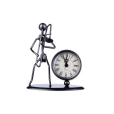 GEWA Sculpture Clock Trombone часы сувенирные тромбонист