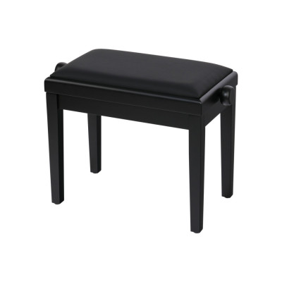 HY-PJ023-SATIN-BLACK Банкетка, черный/черный, искусственная кожа, Rin