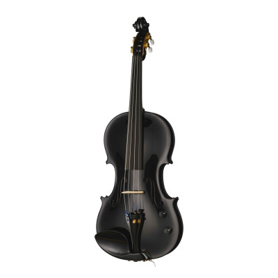 V100E-BK Electric Скрипка со звукоснимателем, размер 4/4, черная, Hora
