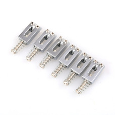 MX0884CR-6 Комплект седел для электрогитары (6шт), хром, Musiclily