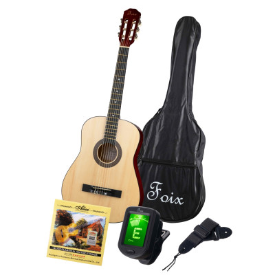 FCG-2038CAP-NA Классическая гитара+Аксессуары, натуральная, Foix