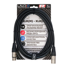LA-R-MC/5 - STAGE SERIES (REAN), Микрофонный кабель, XLR, 5 метров, LAudio