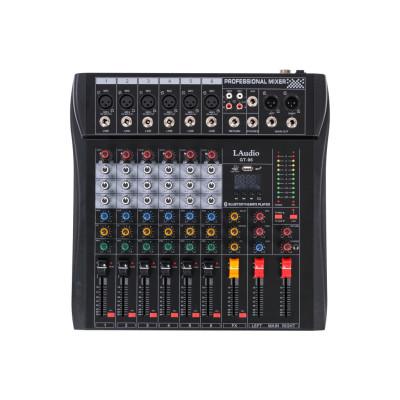 GT-06 Микшерный пульт, 6 каналов, серия PRO, LAudio