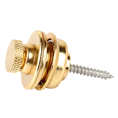 M187-2 Крепление ремня с блокировкой (стреплоки), золото, 2шт, Musiclily