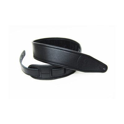 FL700000CU Leather Custom Ремень для гитары, кожаный, черный, Fidel